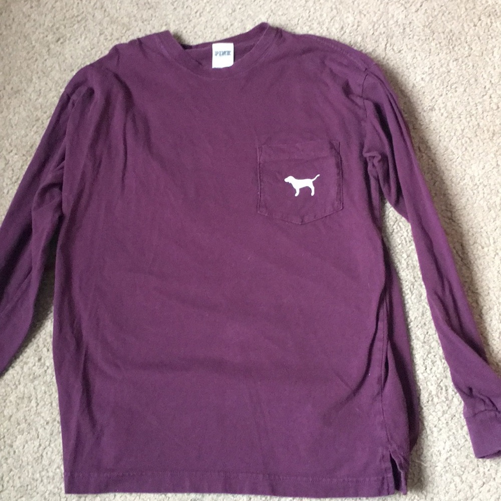 Victoria's Secret Pink long sleeve tee Size: Small